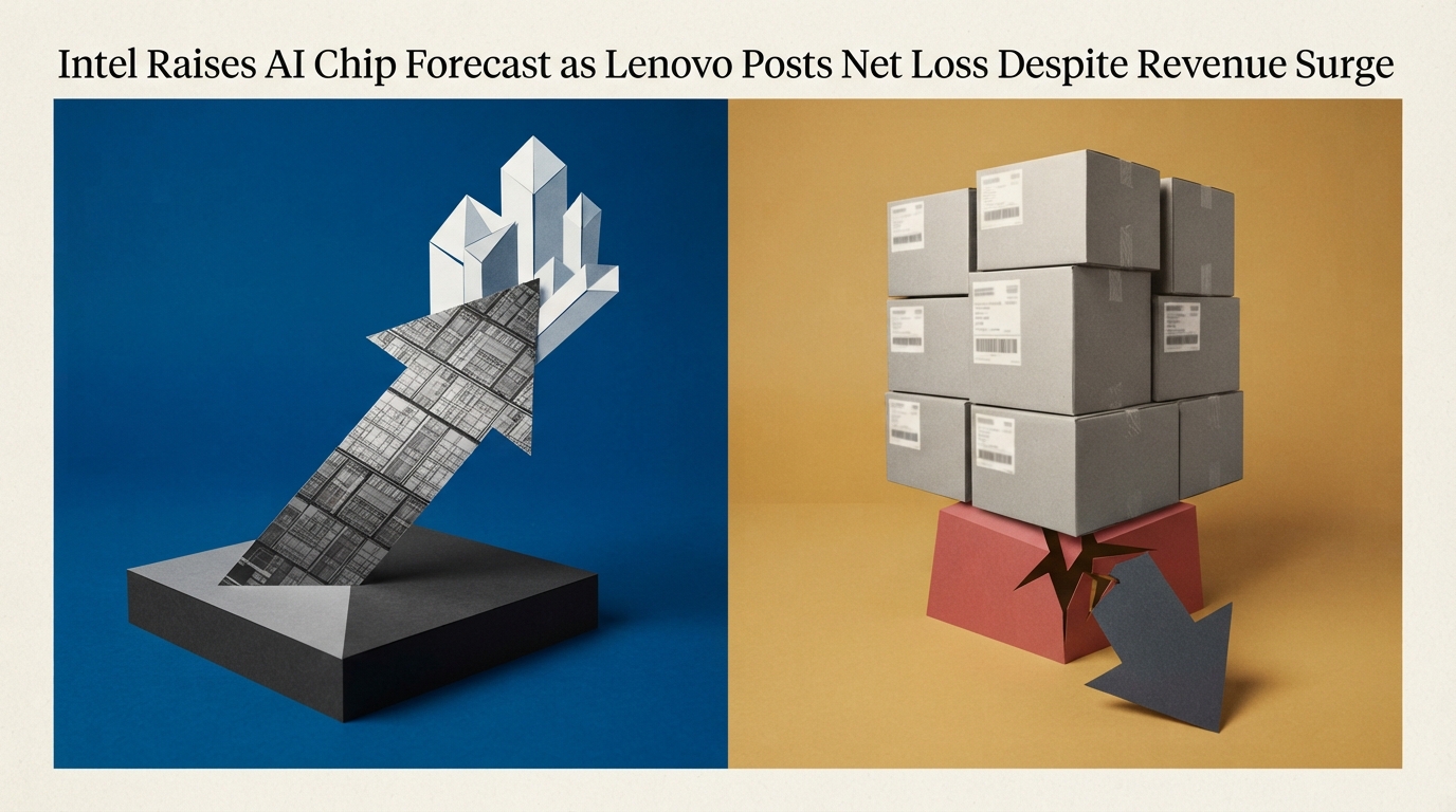 Intel Raises AI Chip Forecast as Lenovo Posts Net Loss Despite Revenue Surge