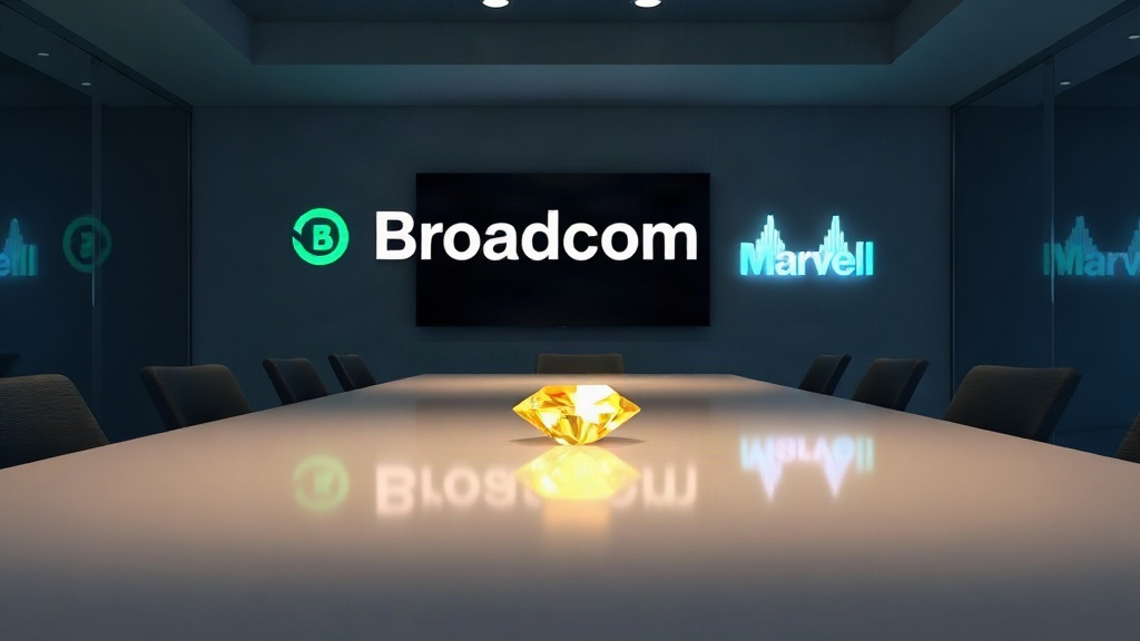 Broadcom's Board Stares at Marvell's Gem Reveal, Realizes Its Own Chip Is Still a Pebble